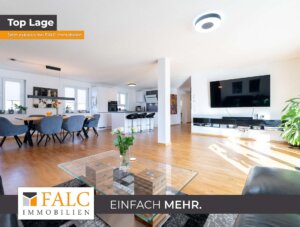 Exklusive Penthouse: 180m² Ruhe- Oase mitten in der Stadt